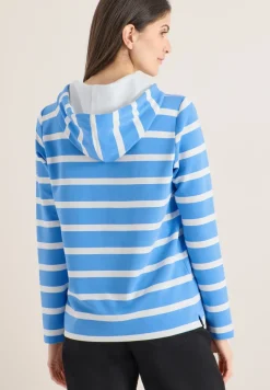 Gestreiftes Hoodieshirt