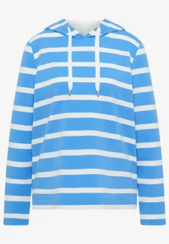 Gestreiftes Hoodieshirt