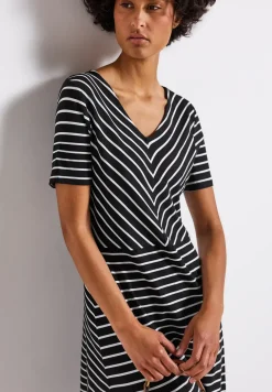 Gestreiftes Jersey-Kleid