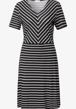 Gestreiftes Jersey-Kleid