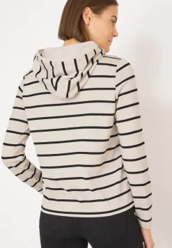 Gestreiftes Kapuzenshirt