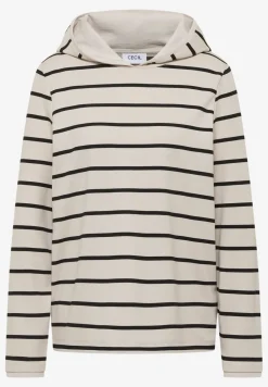 Gestreiftes Kapuzenshirt