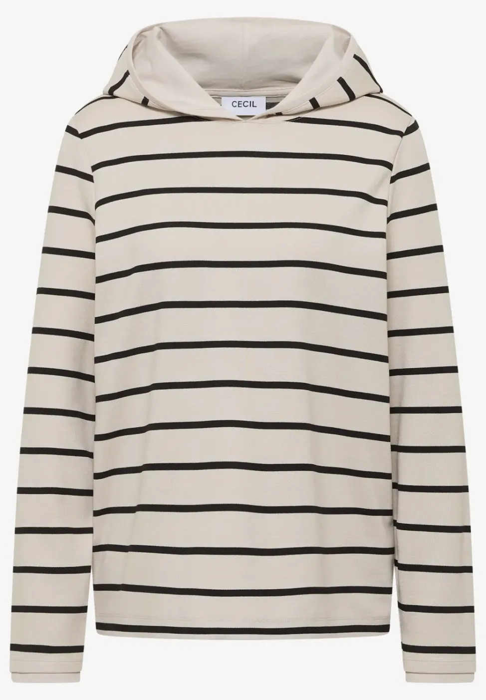Gestreiftes Kapuzenshirt