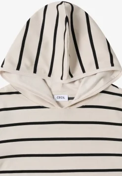 Gestreiftes Kapuzenshirt