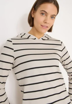 Gestreiftes Kapuzenshirt