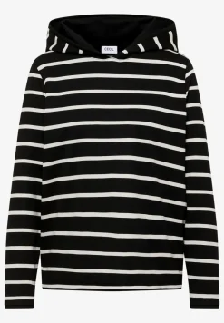 Gestreiftes Kapuzenshirt
