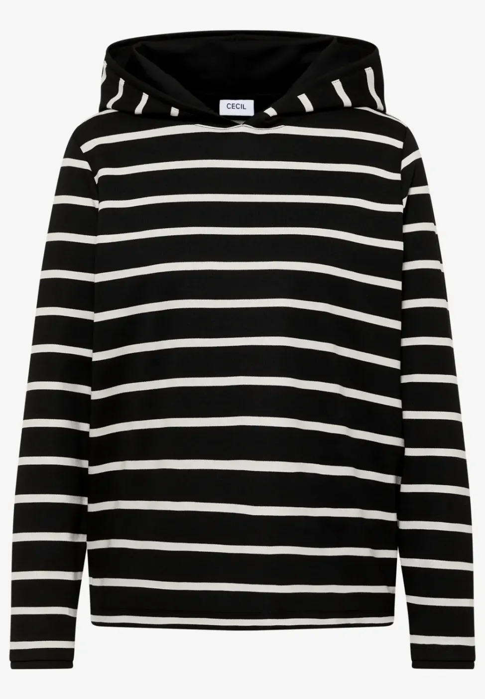 Gestreiftes Kapuzenshirt