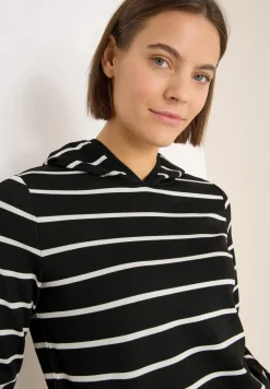 Gestreiftes Kapuzenshirt