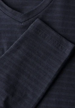 Gestreiftes Langarmshirt
