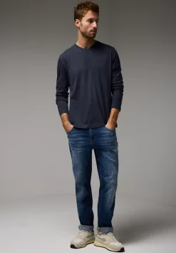 Gestreiftes Langarmshirt