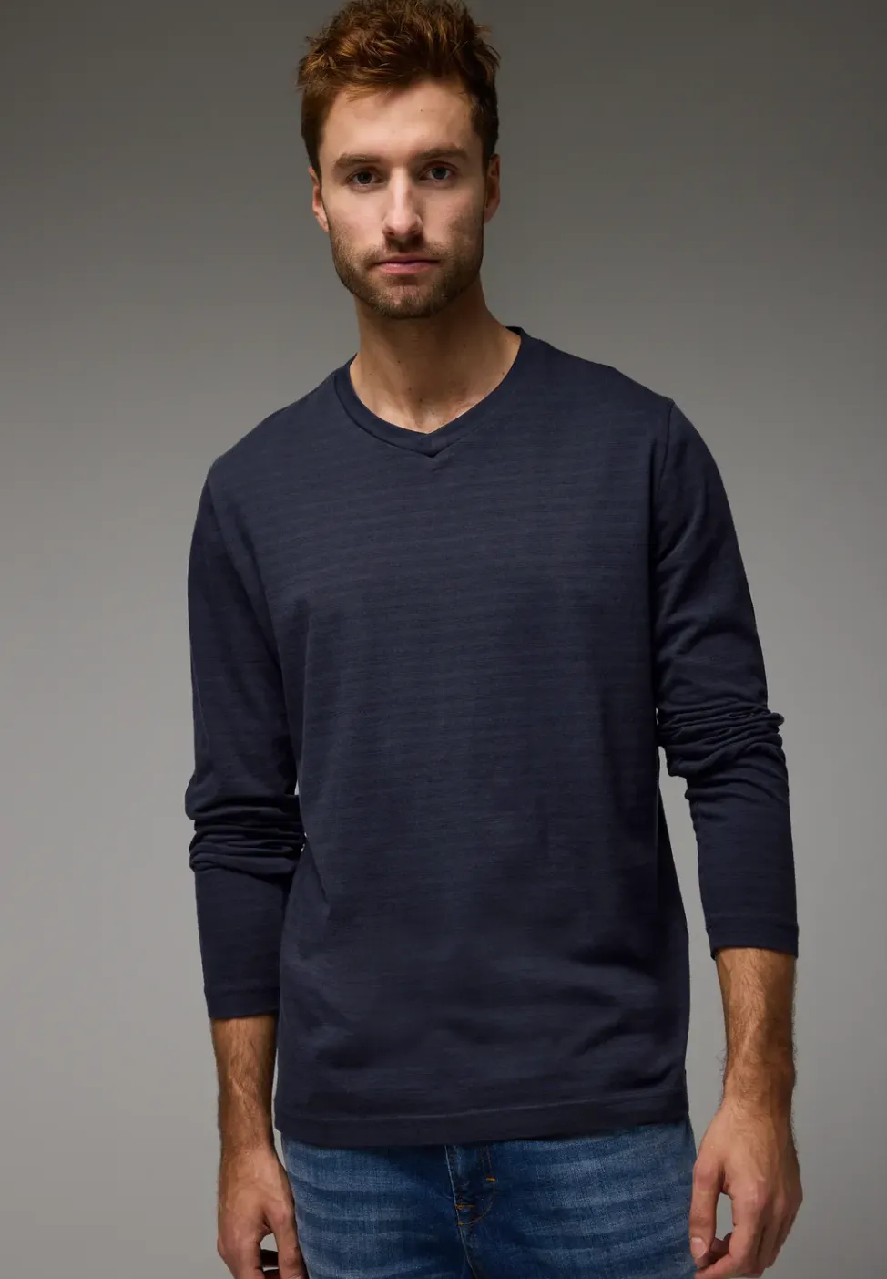 Gestreiftes Langarmshirt
