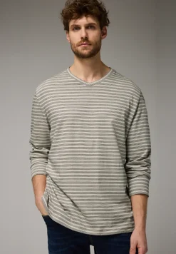 Gestreiftes Langarmshirt