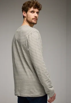 Gestreiftes Langarmshirt