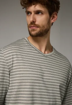 Gestreiftes Langarmshirt