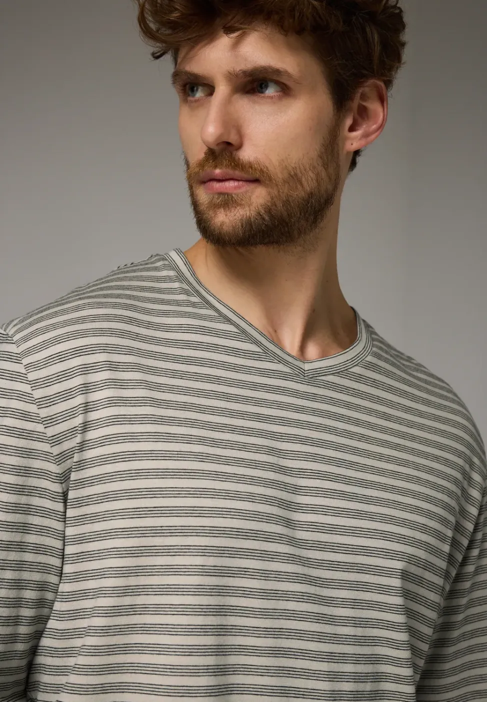 Gestreiftes Langarmshirt
