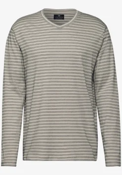Gestreiftes Langarmshirt