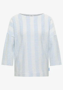 Gestreiftes Strukturshirt