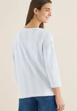 Gestreiftes Strukturshirt