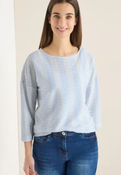 Gestreiftes Strukturshirt