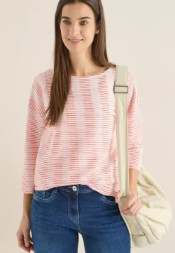 Gestreiftes Strukturshirt