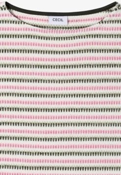 Gestreiftes Strukturshirt