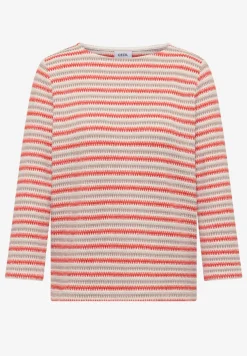 Gestreiftes Strukturshirt