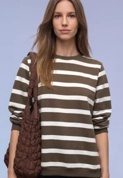 Gestreiftes Sweatshirt