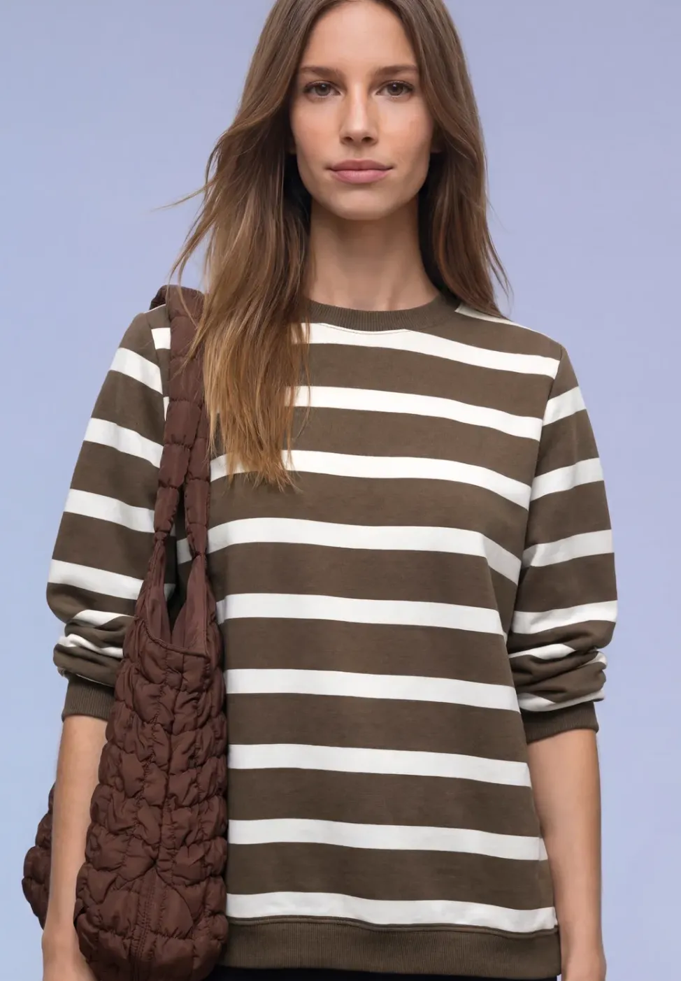 Gestreiftes Sweatshirt