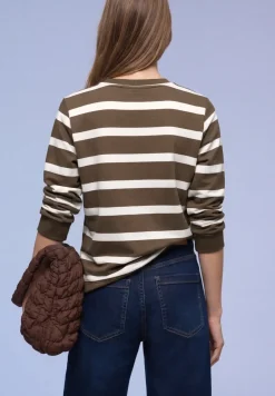 Gestreiftes Sweatshirt