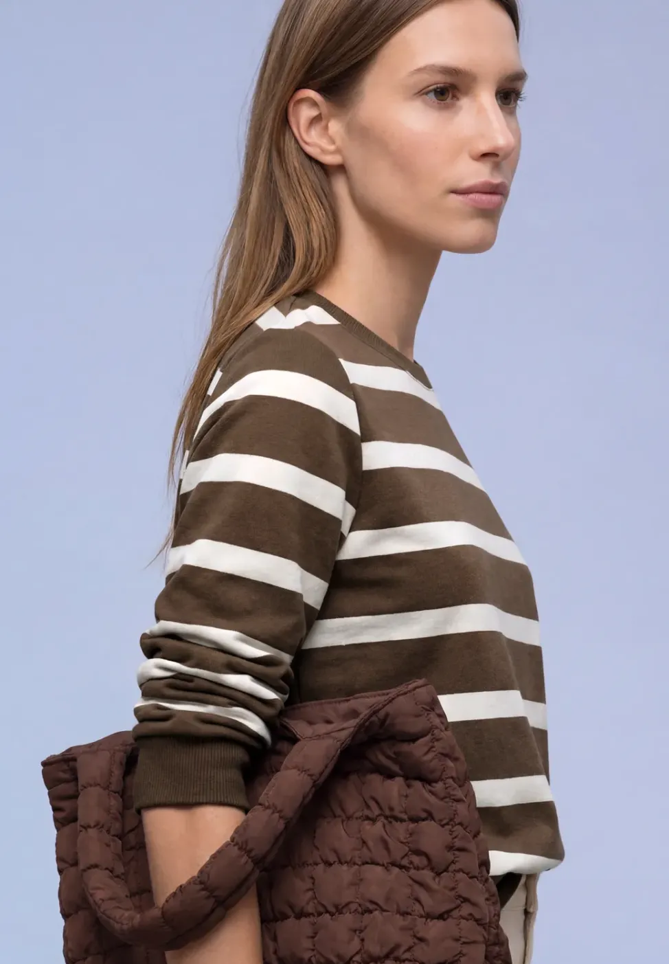 Gestreiftes Sweatshirt