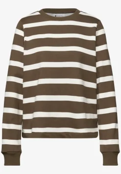 Gestreiftes Sweatshirt