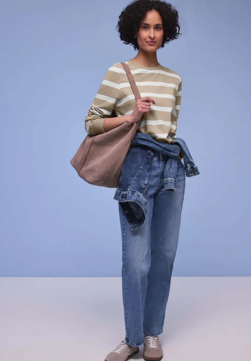 Gestreiftes Sweatshirt