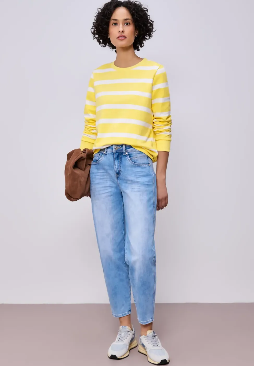 Gestreiftes Sweatshirt