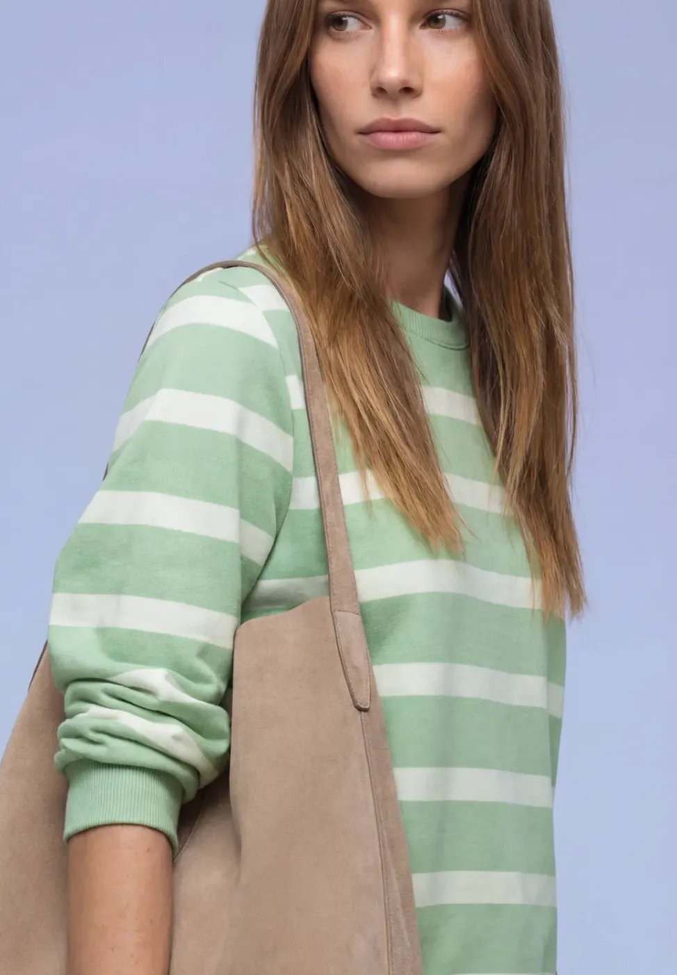 Gestreiftes Sweatshirt
