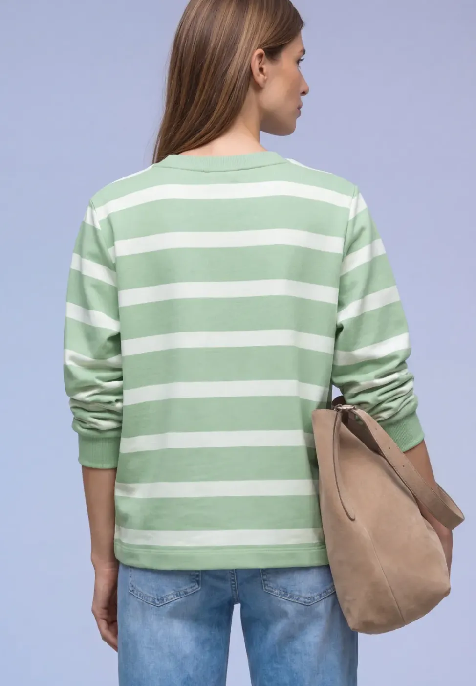Gestreiftes Sweatshirt