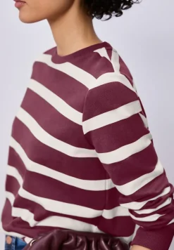 Gestreiftes Sweatshirt