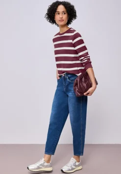 Gestreiftes Sweatshirt