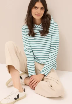 Gestreiftes Sweatshirt