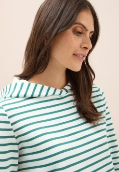 Gestreiftes Sweatshirt