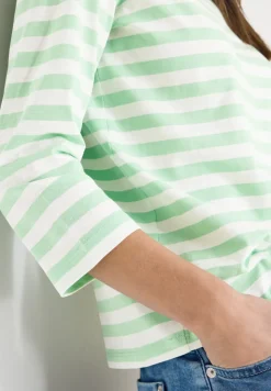 Gestreiftes Basic Shirt