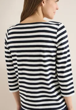 Gestreiftes Basic Shirt