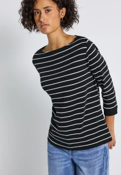 Gestreiftes Basic Shirt