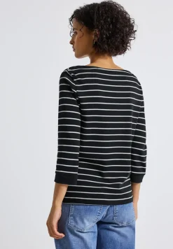 Gestreiftes Basic Shirt