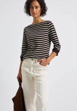 Gestreiftes Basic Shirt