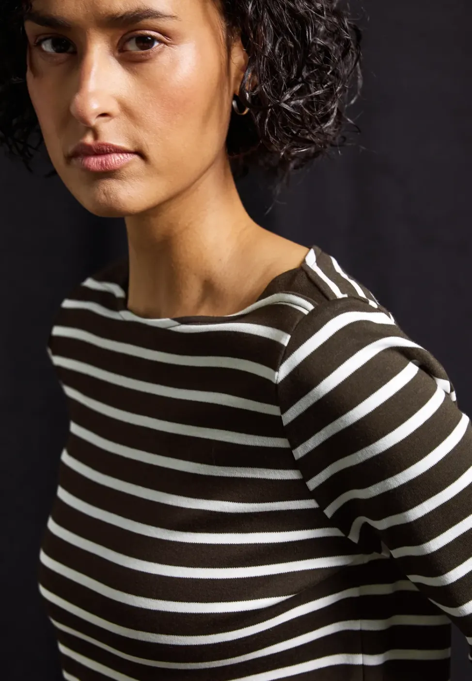 Gestreiftes Basic Shirt