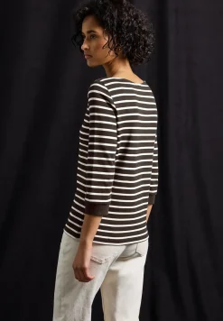 Gestreiftes Basic Shirt