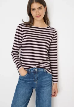 Gestreiftes Basic Shirt