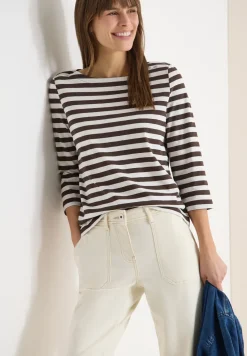 Gestreiftes Basic Shirt