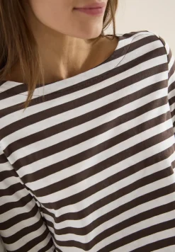 Gestreiftes Basic Shirt