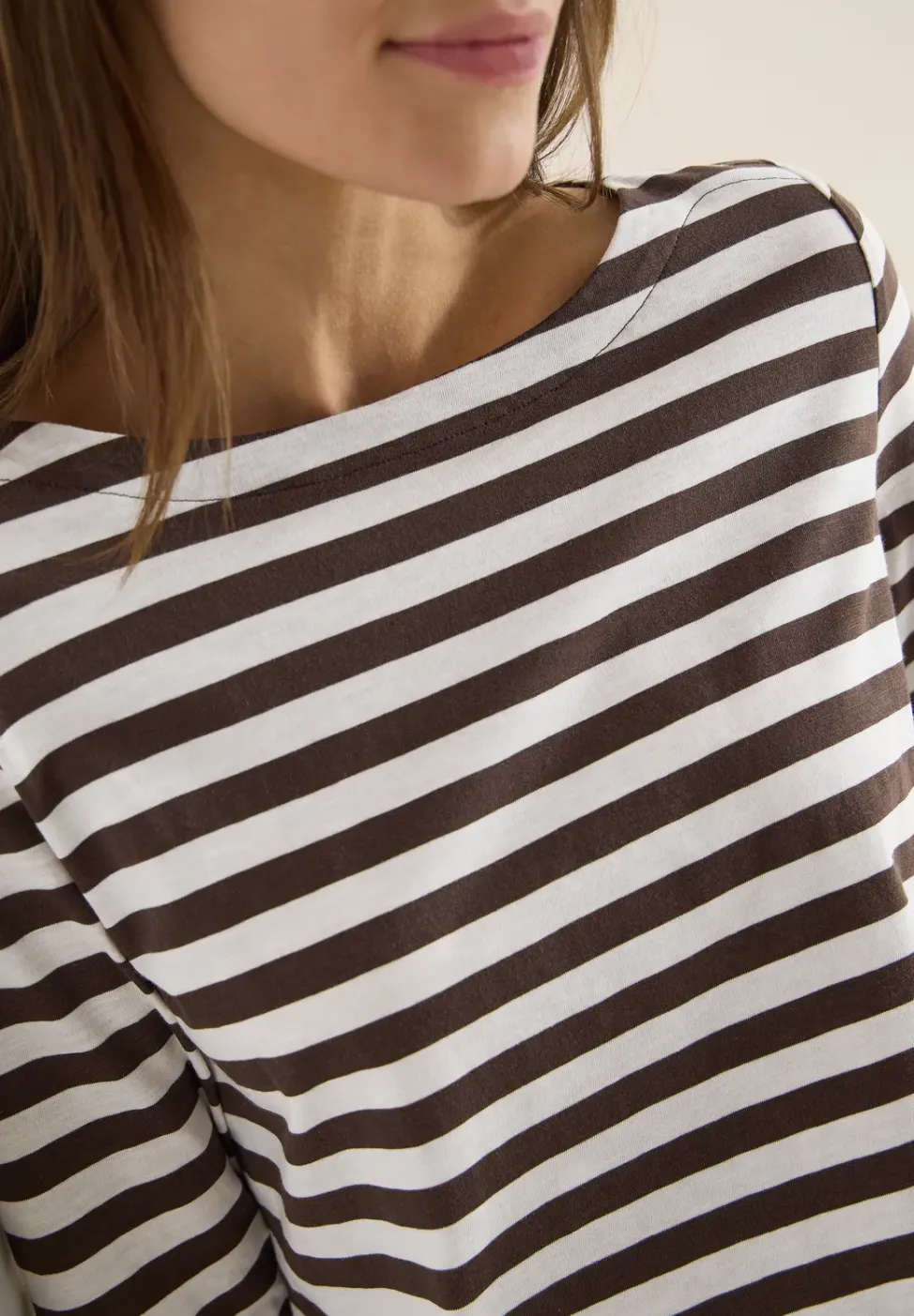Gestreiftes Basic Shirt